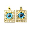 Real 18K Gold Plated Brass Pendants KK-L209-006G-03-1