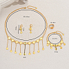 Vintage Ethnic Style Brass Coin Tassel Jewelry Set for Women DI1979-2