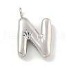 Non-Tarnish 304 Stainless Steel Pendants STAS-C102-15P-N-1