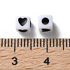 Opaque Acrylic Beads OACR-D301-06B-3