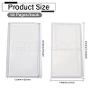 Rectangle Plastic Sticker Storage Albums AJEW-WH0419-40B-2
