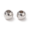 Tarnish Resistant 304 Stainless Steel Round Spacer Beads STAS-N020-18B-3