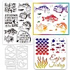 Globleland Custom PVC Plastic Clear Stamps DIY-GL0004-56-1