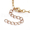 Brass Micro Pave Cubic Zirconia Link Bracelets BJEW-JB05126-04-4