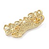Cheetah Zinc Alloy Rhinestones Brooches JEWB-R055-02G-02-2