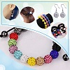 Pave Disco Ball Beads X1-RB-A130-10mm-23-8