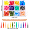 BENECREAT 120Pcs 12 Colors TT Plastic Needles TOOL-BC0001-23-2