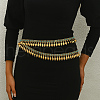 Bohemian Style Vintage Middle Eastern Iron Fringed Waist Shoulder Body Chains HK1465-2