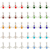 Glass Pendant Decoration HJEW-AN00003-1