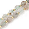 Natural Green Lodolite Quartz  Beads Strands G-N342-149A-2