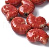 Ocean Series Handmade Porcelain Beads PORC-R002-03G-3
