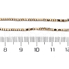 Electroplated Non-magnetic Hematite Beads Strands G-P571-D01-01-5