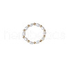 Natural Freshwater Pearl Rice Beaded Stretch Rings FS-WG04E98-01-5