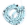 Baking Painted Glass Beads Strands DGLA-N013-8mm-03-2