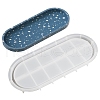 DIY Oval Storage Tray Silicone Molds DIY-B076-02E-1