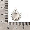 304 Stainless Steel Pendants STAS-C122-02P-3