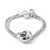 Rack Plating Brass Box Chain Link Bracelet Making KK-A183-03P-2