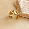 Star 304 Stainless Steel Adjustable Cuff Rings for Women FS-WG544B5-01-2