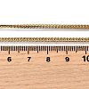 2MM 304 Stainless Steel Wheat Chain Necklaces for Men STAS-V011-03C-G-5