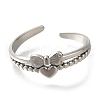 304 Stainless Steel Cuff Rings RJEW-Z074-20P-2