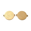 Ion Plating(IP) 304 Stainless Steel Connector Charms STAS-C074-11G-08-1