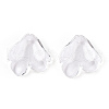Transparent Glass Petal Beads GLAA-N001-19-4