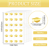 Graduation Caps Gold Foil Self-adhesive Stickers DIY-WH20001-13D-2