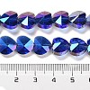 Electroplate Glass Beads Strands EGLA-B004-01A-AB03-4