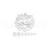 DICOSMETIC 220Pcs 4 Style 304 Stainless Steel Charms STAS-DC0012-50-8