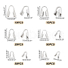 AHADERMAKER 195Pcs 6 Styles 304 Stainless Steel Cord Ends FIND-GA0004-07-2