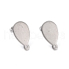 201 Stainless Steel Stud Earring Findings STAS-G277-05P-1