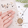 DICOSMETIC 50Pcs 5 Colors 304 Stainless Steel Beads STAS-DC0002-02-3