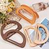   6Pcs 3 Colors Wooden D Handles Replacement FIND-PH0002-80-5