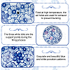 Handmade Porcelain Beads PORC-WH0020-03-4