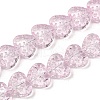 Transparent Glass Beads Strands GLAA-H038-01I-1