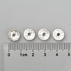 Iron Rhinestone Spacer Beads RB-A010-10MM-S-3