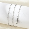 Non-Tarnish 304 Stainless Steel Cable Chains Necklace for Men Women NJEW-N050-A02-S15-3
