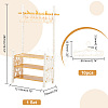Random Color Plastic Doll Clothes Shoes Rack AJEW-WH0332-35B-2
