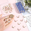 SUNNYCLUE 32Pcs 2 Colors Alloy Enamel Rhinestones Pendants ENAM-SC0005-54-3