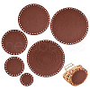   10 Pcs 5 Style Flat Round Felt Fabric DIY-PH0009-24C-1