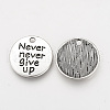 Tibetan Style Alloy Pendants TIBEP-Q078-20AS-RS-2