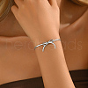 Non-Tarnish Stainless Steel Herringbone Chain Bracelets AO9100-2-1
