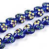 Handmade Lampwork Beads Strands LAMP-N028-02F-1