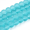 Transparent Glass Bead Strands X-GLAA-S031-6mm-18-1