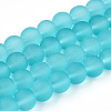 Transparent Glass Bead Strands X-GLAA-S031-6mm-18-1