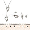 304 Stainless Steel Jewelry Set SJEW-V001-01P-3