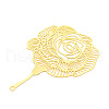 Brass Filigree Big Pendants KKC-T003-35G-2