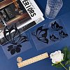 Gorgecraft 4 Sheets 2 Styles PVC Waterproof Car Stickers DIY-GF0007-36A-3