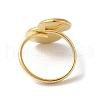 304 Stainless Steel Open Cuff Ring Findings STAS-E124-05I-G-3