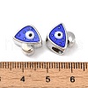CCB Plastic Enamel European Beads CCB-G018-02H-2